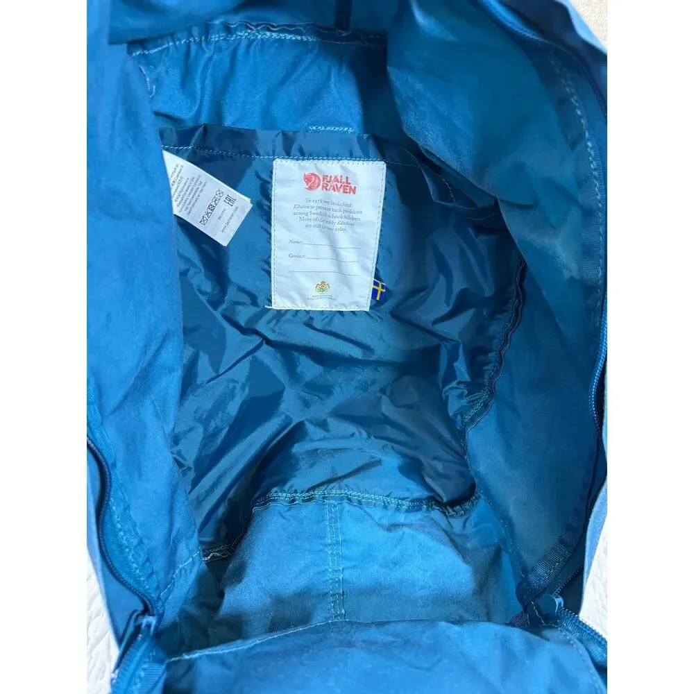 Fjallraven Blue Kanken Water Resistant Quick Dry Outdoor School Travel Backpack